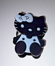 Hello Kitty Black  White Plastic Jumbo Claw Clip Hair Clip New
