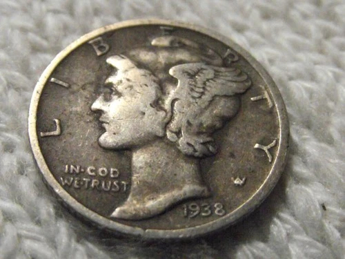 #3744 United States; Mercury Dime 1938-S