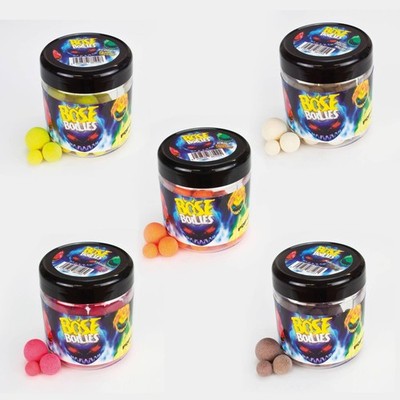 99,80/kg | BAT Böse Boilies Fluo Pop Ups 50g 15mm schwimmend Karpfenköder Angelk