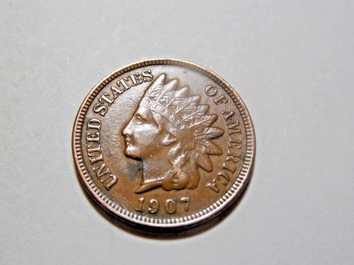1907 Indian Head Cent in about XF condition.  Beautiful. But you decide!!!!!!!