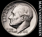 1961-D Roosevelt Dime- Silver- Choice Gem Brilliant Uncirculated Luster #J4148
