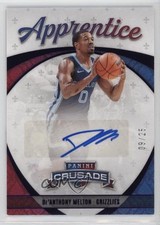 2021-22 Chronicles Apprentice Signatures Purple 9/25 De'Anthony Melton Auto 11n5