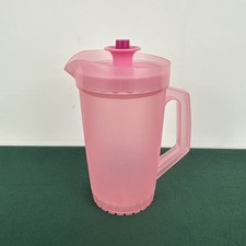 Vintage Tupperware Toys Pink Pitcher With Lid Small mini miniature 1399-16
