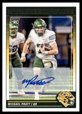 2024 Score Rookie Signatures Michael Pratt Rookie Auto Green Bay Packers #379