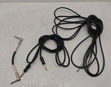 Lot of 3 Random Guitar Cable wires Fender Zzyzx Sound/ Flex Good Used