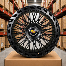 24 Wheels 4 Fit Escalade Esv Luxury Vistiq Floater Caps Flow Forged 4 Rims