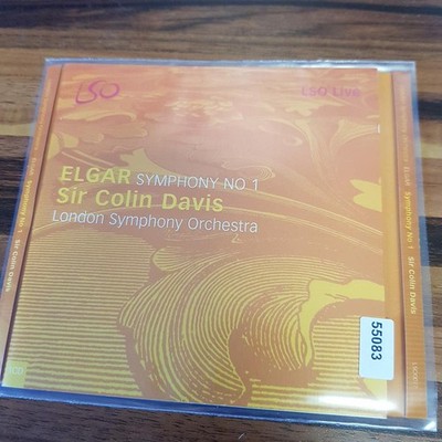 LSO / DAVIS elgar symphony 1 VG+/EX (CD Album, Klassik, LSO Live)