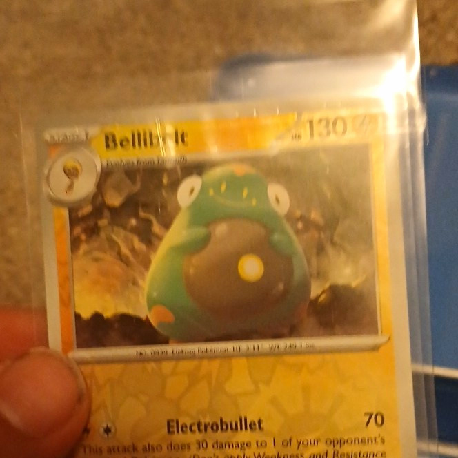 Pokemon TCG Bellibolt Pokemon Trading Card - Bellibolt 130 HP
