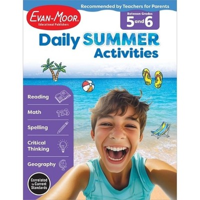 Daily Summer Activities Moving from 5th to 6th Gr: Moving from 5th Grade to 6th