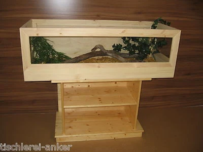 TISCHLEREI ANKER Schildkröten Terrarium 160*55*40cm aus Holz, Landschildkröten, Mäuse, Terra