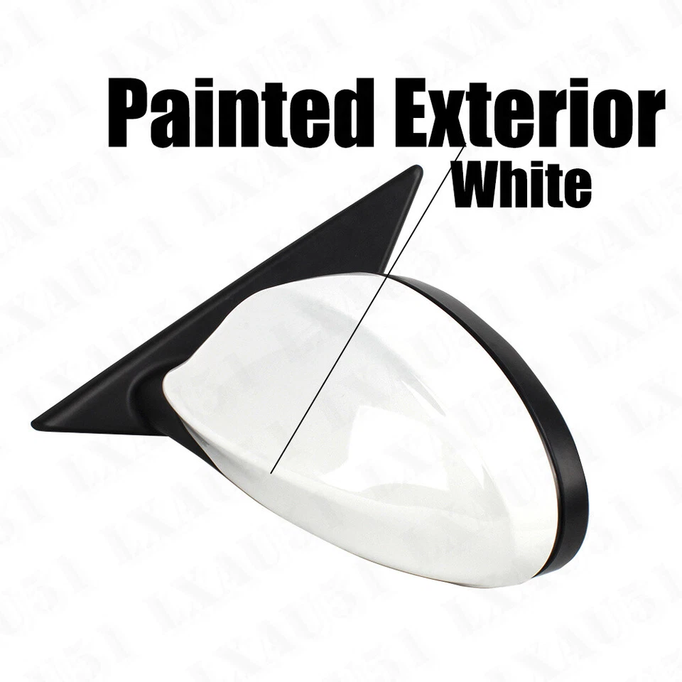 Espejo retrovisor térmico blanco de 3 pines para BMW Serie 3 E90 E91 2005-2008 lado izquierdo del conductor Foto 4 de 4