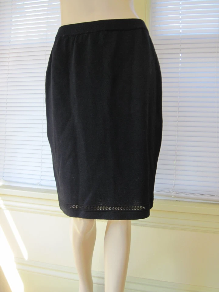 Colección St. John Por Marie Gris Santana Tejido Negro Talla 6