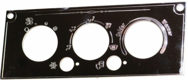 A/C Heater HVAC Plate for Kenworth W900 T800 T600 3 Knob 2 Hole Stainless Steel A/C Heater HVAC Plate for Kenworth W900 T800 T600 3 Knob 2 Hole Stainless Steel