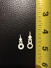 Cuckoo Clock Parts - ( A-24 ) Hands 7/8 Center Hole Minute Hand White Color