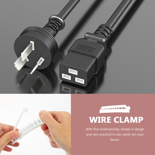 4 Pcs Wire Holder Adhesive Cable Management Clip Desktop Organizer - Afbeelding 9 van 12