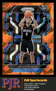 Jalen Suggs RC 2021 Panini Prizm #314 Orange Ice Magic 35% Off 4+ Items