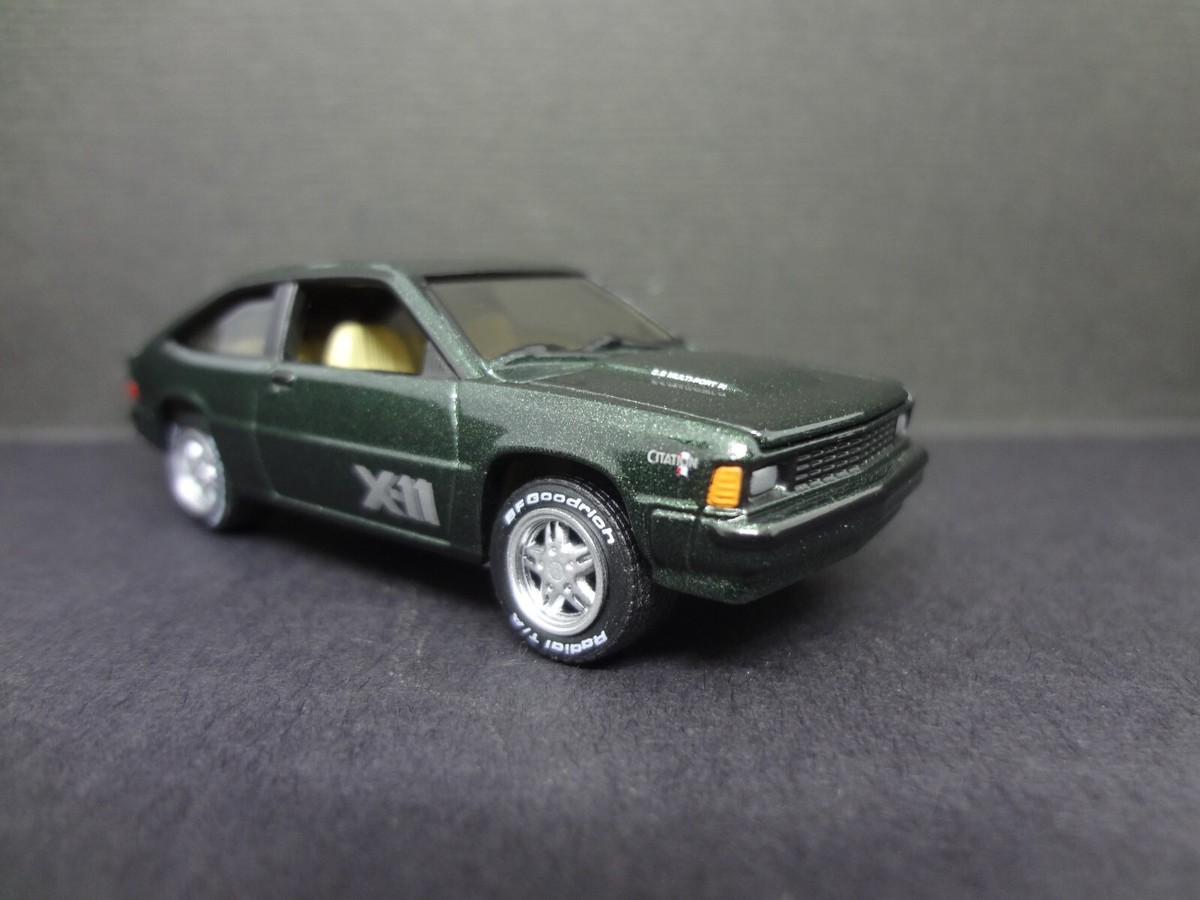 Johnny Lightning 1981 Chevy Citation X-11 dark green Loose 1 Johnny Lightning 1981 Chevy Citation X-11 dark green Loose 1