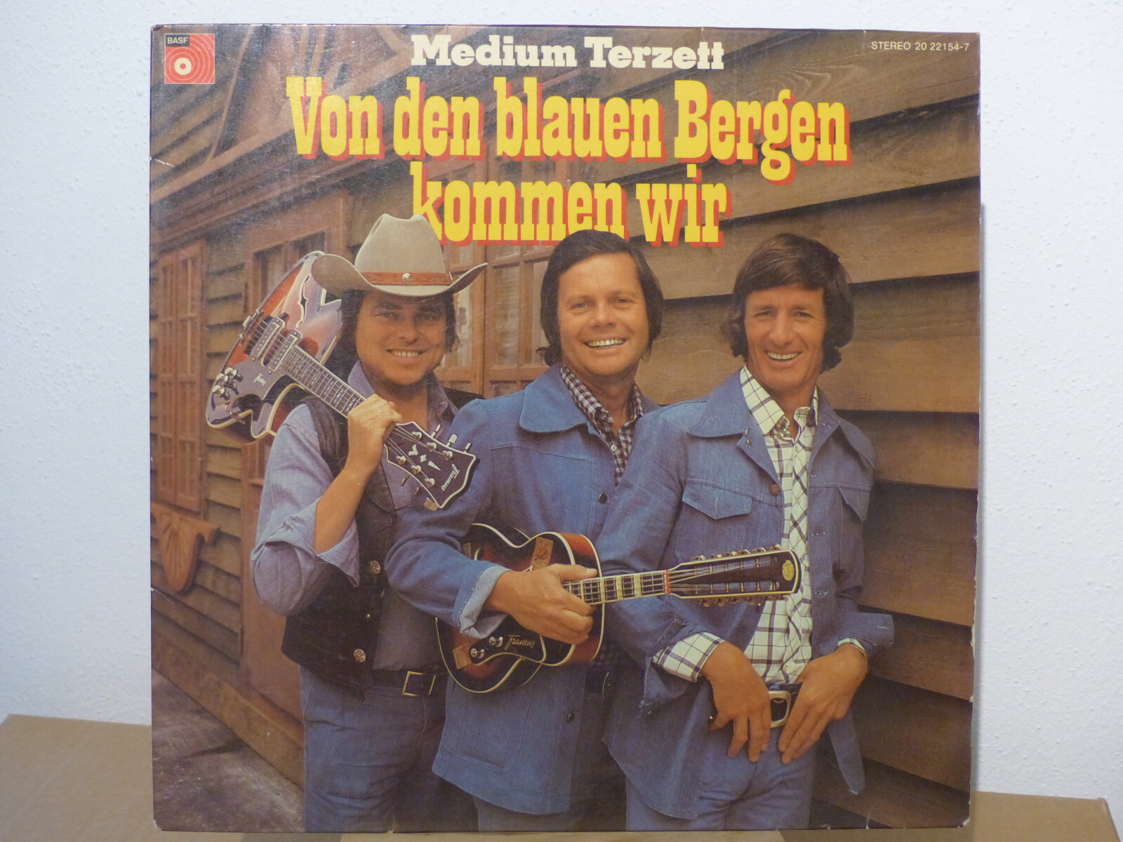 LP - Medium Terzett - Von den blauen Bergen kommen wir - BASF 20 22154