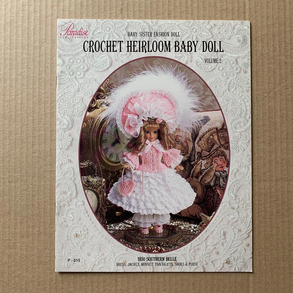Paradise Crochet Heirloom Sister Baby Doll Pattern Volumes 2 and 3 - Image 2 of 4