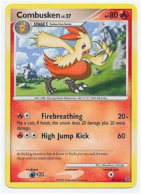 Pokemon Platinum Edition Uncommon Card - Combusken 45/127