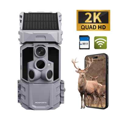 Trail Camera - Solar high-performance device - Wi-Fi connectivity and more