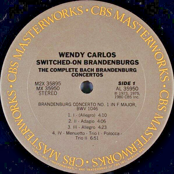 Wendy Carlos – Switched-On Brandenburgs (The Complete Concertos