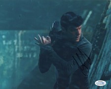 Zachary Quinto Star Trek Autographed Signed 8x10 Photo ACOA 2020-12