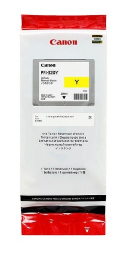 GENUINE CANON PFI320 CYAN MAGENTA YELLOW BLACK & MATTE BLACK ink tanks GP200 300 - Picture 3 of 10