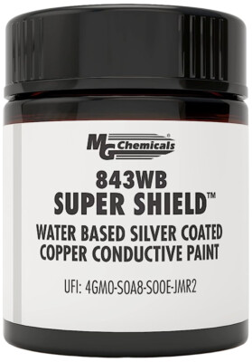 MG Chemicals 843WB Super Shield Water Based Silver Coated Copper Paint