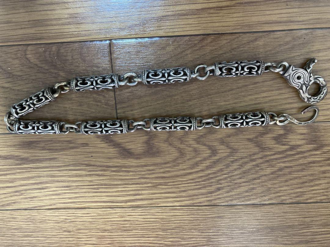 A&G Wallet Chain Sterling Silver 925 Gothic Cross Roller A&G Wallet Chain Sterling Silver 925 Gothic Cross Roller