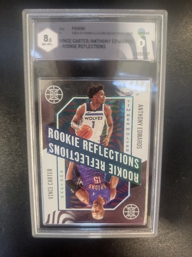 Anthony Edwards Rookie Reflection graad 8.5 no PSA no bgs