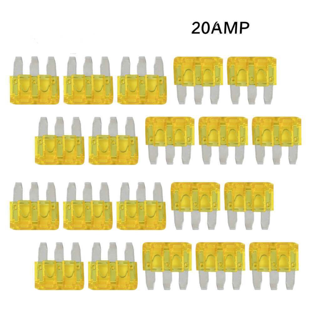 Unique Bargains 20Pcs DIP Monté Miniature Carré Coup Lent Micro Fusible T3.15A 3.15A 250V Rouge