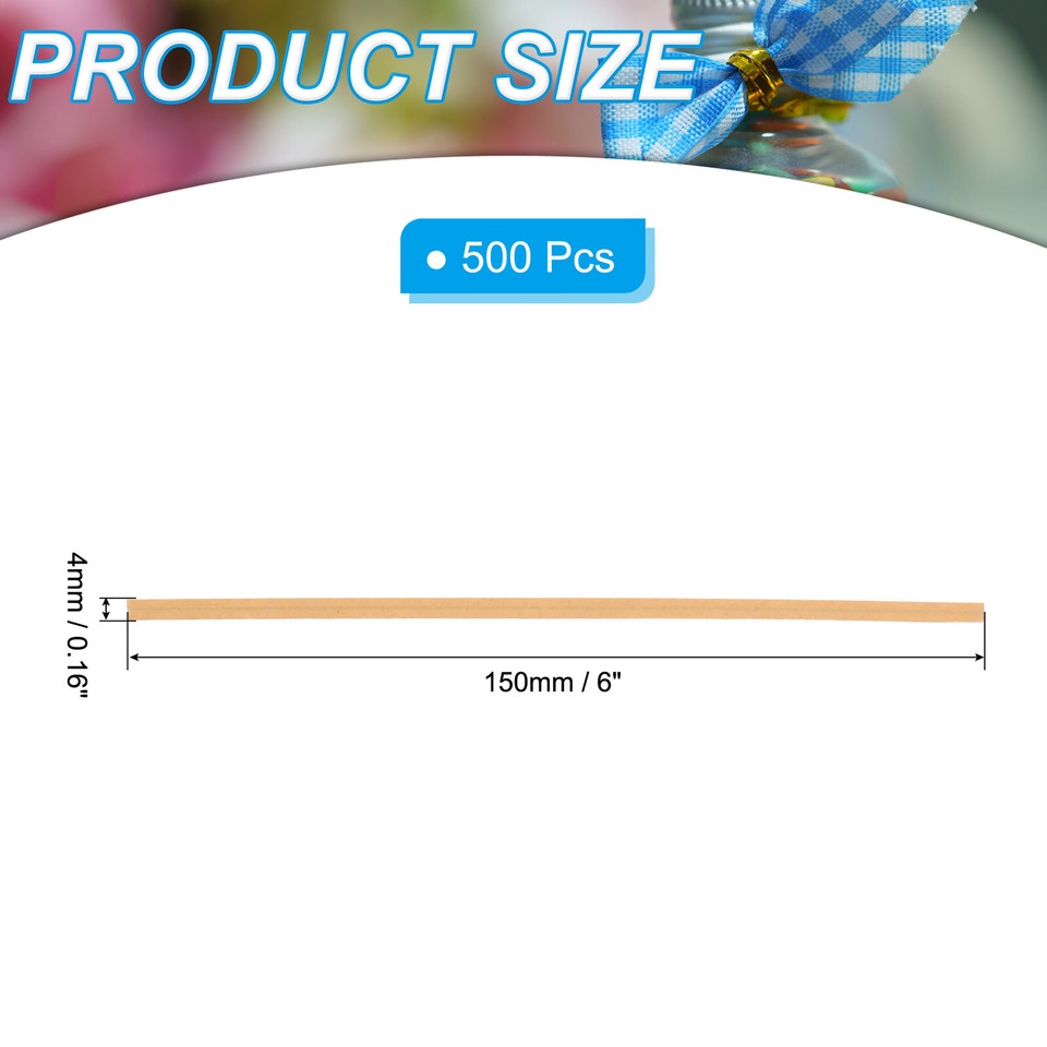 Twist Ties, 500 Pcs 6'' Twist Ties for Bags, Reusable Twist Bread Ties