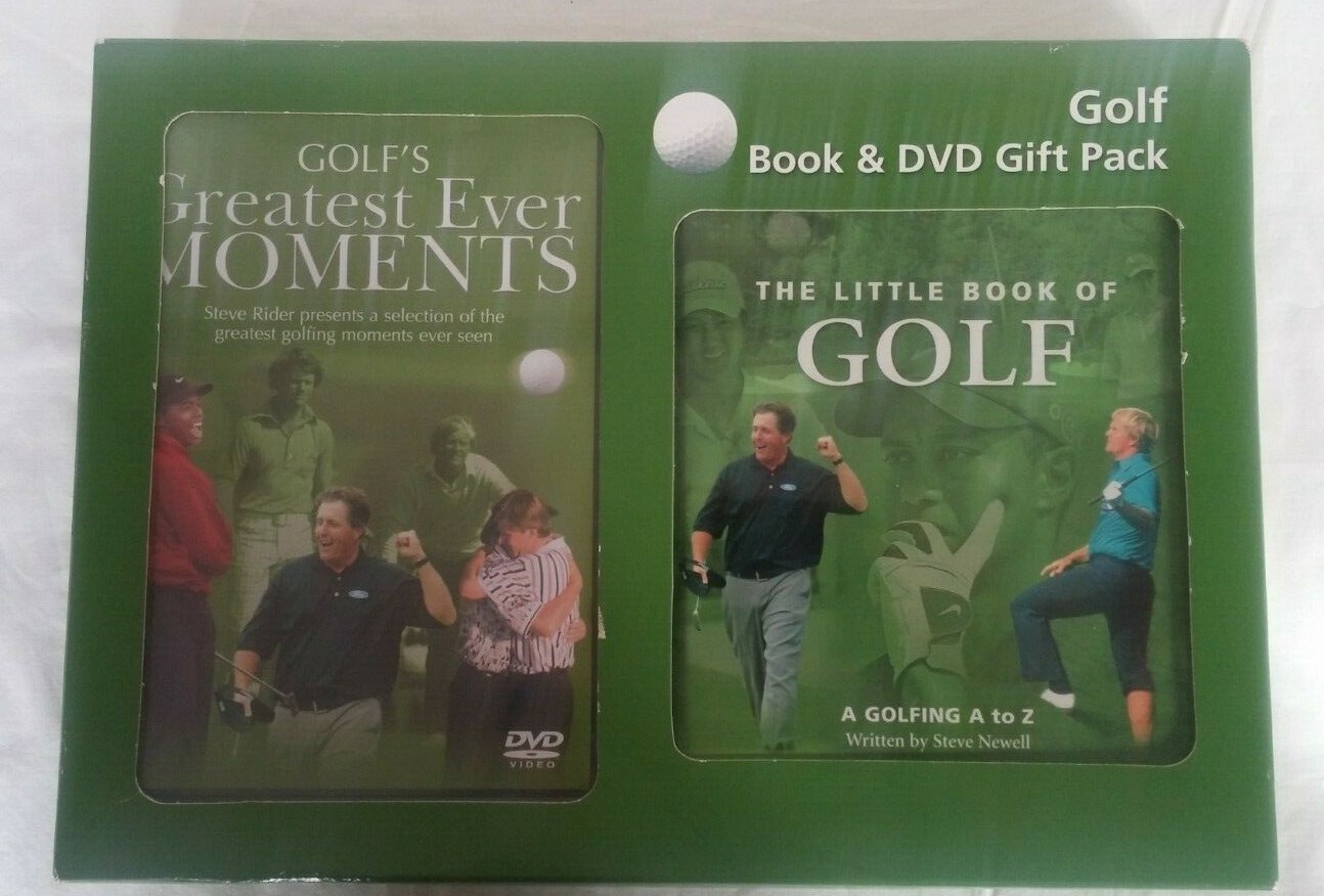 Golf's Greatest Ever Moments (DVD & Little Book Of Golf Gift Set)