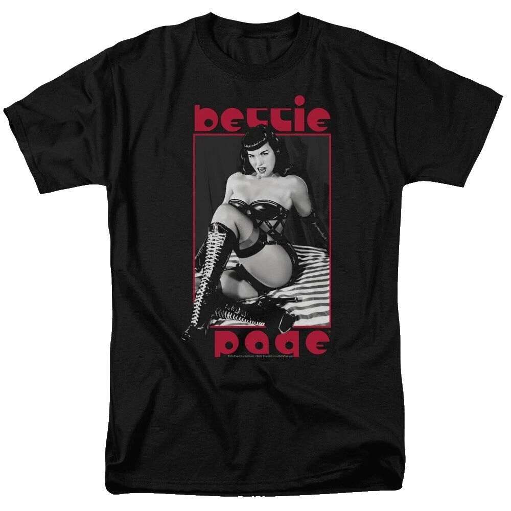 Camisas para hombre Bettie Page negras