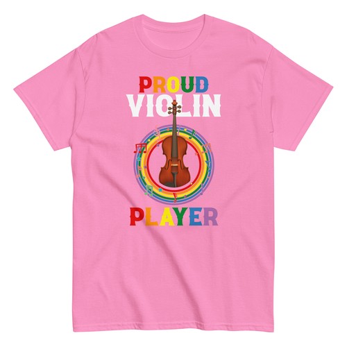 T-Shirt LGBT Pride Month Geiger Musiker stolzer Geigenspieler - Bild 5 von 7