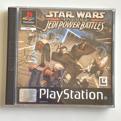   Star Wars Episode 1 Jedi Power Battles PS1 Playstation 1 Komplett Cd Wie Neu