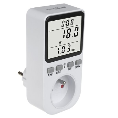 ENERGIEKOSTEN MESSGERÄT ENERGIEMESSER Stromzähler Strommesser Steckdose max3600W EUR 10,26 - DE ENERGIEKOSTEN MESSGERÄT ENERGIEMESSER Stromzähler Strommesser Steckdose max3600W EUR 10,26 - DE