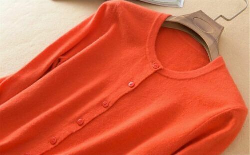 thin women's cardigan cashmere short sweater sleeve long T-shirt With Thin coat - Picture 5 of 54