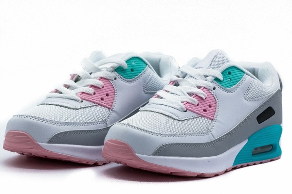 Zapatillas deportivas comodas modelo M13-1 color gris y rosa envio 24h