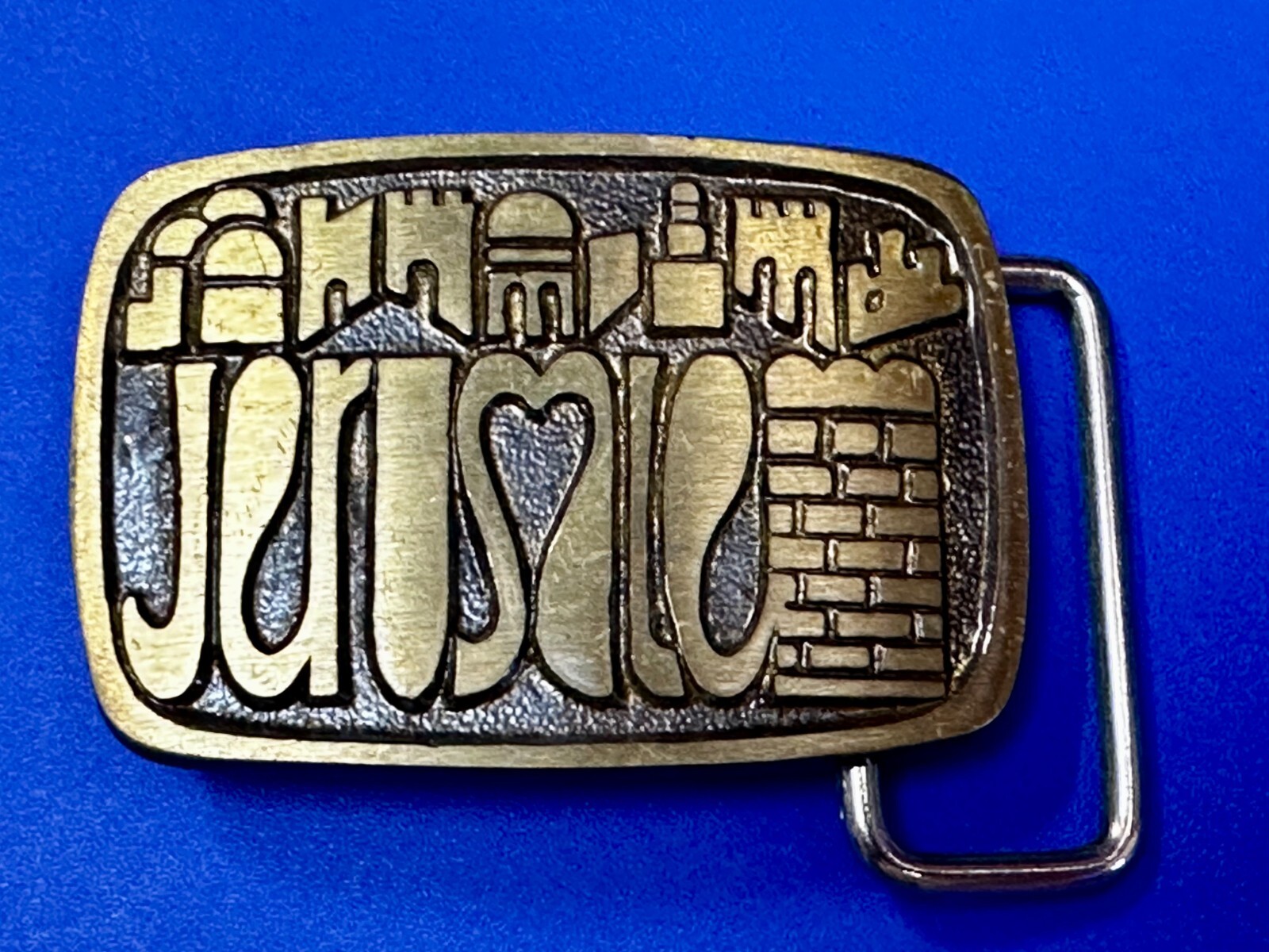 Jerusalem Vintage 1970's Solid Brass Handmade Bel… - image 4