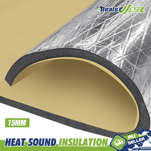 15mm/10mm Foam Sound Deadener Materials For Auto Firewall Home Pipe Insulation - Picture 23 of 23