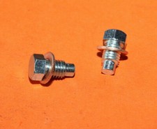 TRIUMPH TWINS PAIR TAPPET GUIDE BLOCK LOCK BOLT/COPPER WASHER 97-0200 70-2441