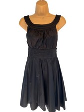 FRENCH CONNECTION - BLACK FIT & FLARE PARTY EVENING/DAY DRESS - SIZE 6