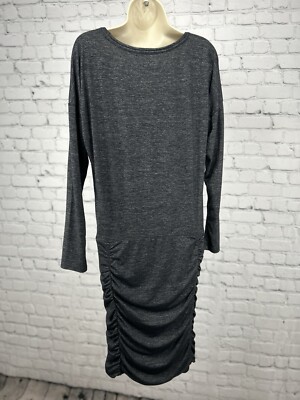 long sleeve ruched bodycon midi dress Teal Sparkly Long Sleeve Ruched Bodycon Midi Dress main image 0