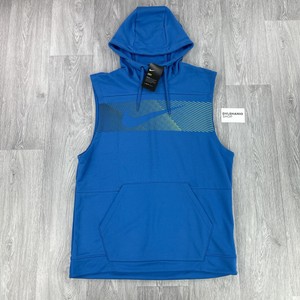 nike dry sleeveless fleece hoodie