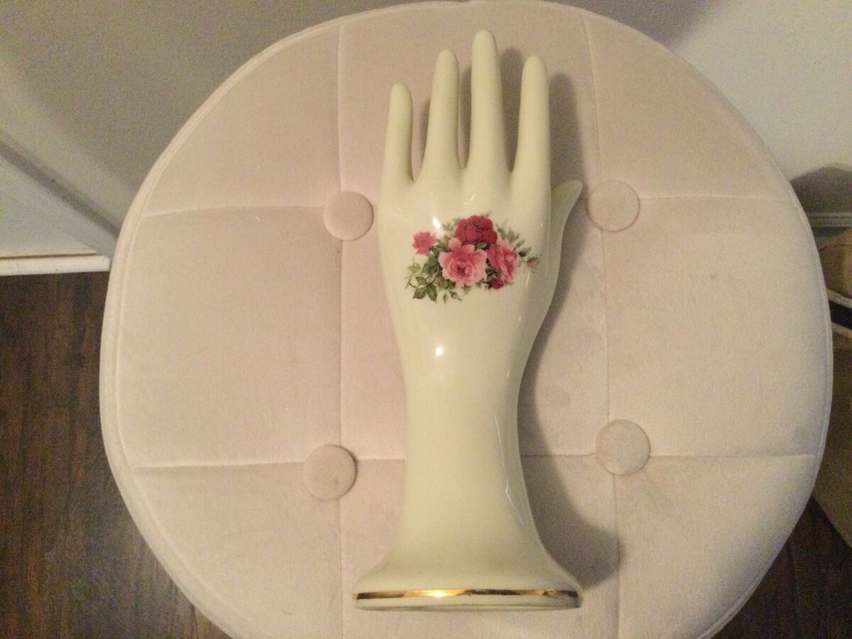 Formalities by Baum Bros Victorian Rose Ring Holder Hand Vanity
