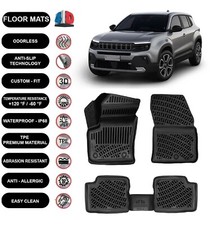 Floor Mats Liner Fits Jeep Avenger Electric (2023-2025)  Waterproof 4D Molded x4
