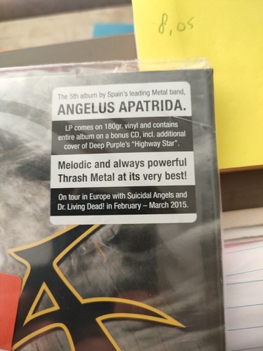 ANGELUS APATRIDA Hidden Evolution Lp First Pressing 2015 Still Sealed.... - Imagen 2 de 4