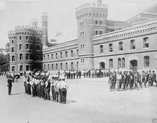 Canadian recruits drilling at armory in Toronto Canada World War I 8x10 Photo